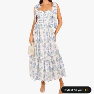 NEW Petal & Pup Womens Floret Midi Dress (M)